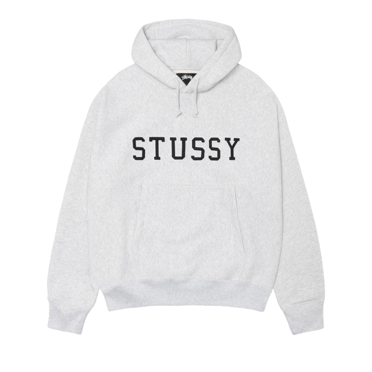 Buy Stussy Felt Applique Hoodie 'Ash Heather' - 118591 ASH | GOAT