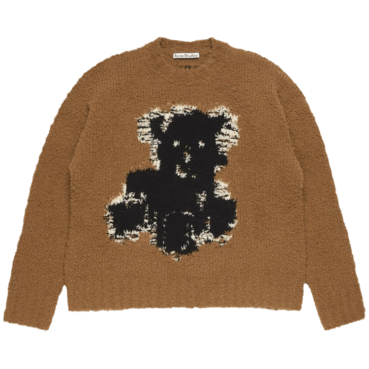 Buy Acne Studios Crewneck Sweater 'Khaki Beige' - A60601 CVI KHAK
