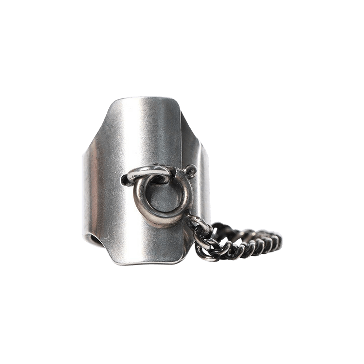 Buy Ann Demeulemeester Martine Lockring Ring 'Antique Silver