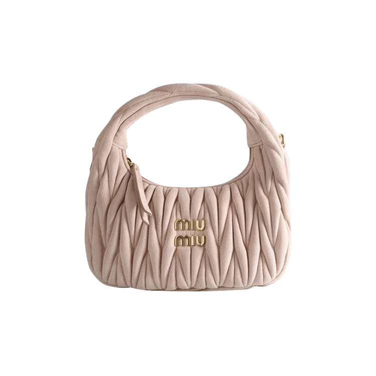 Buy Miu Miu Suede Wander Bag 'Peach' - 5BC125 AB7O F0924 0924 | GOAT
