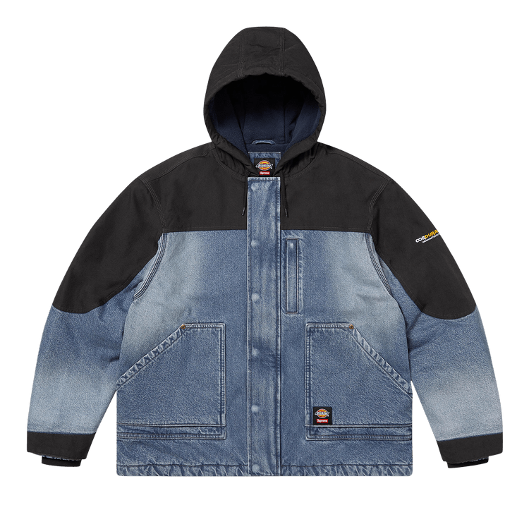 定価以下 Supreme Hooded Utility Jacket Denim Supreme Hooded Utility Jacket 