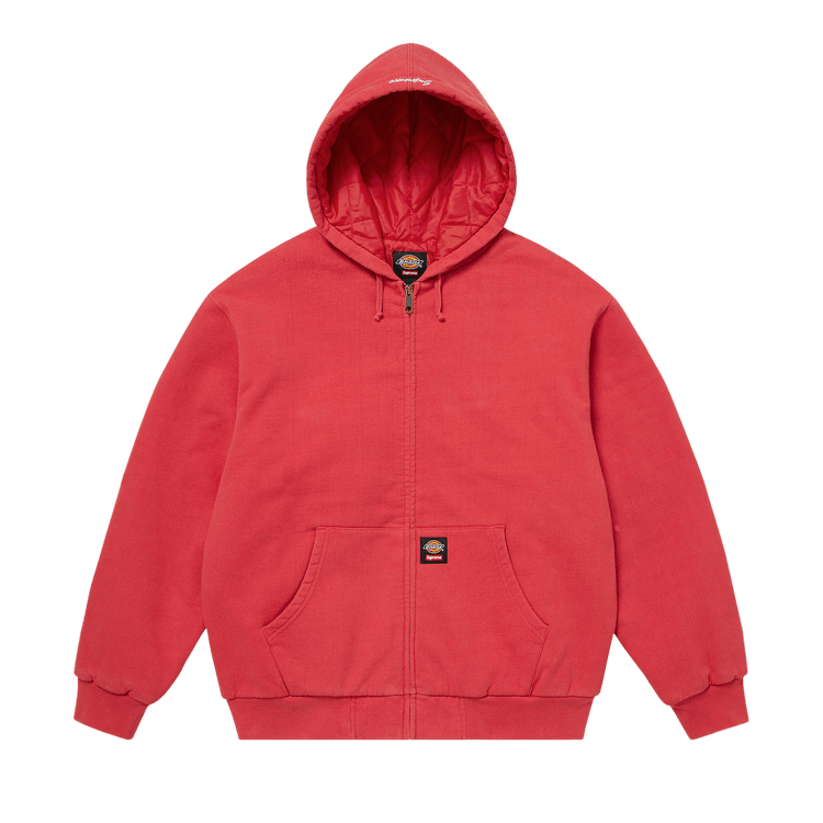 Buy Supreme x Dickies Quilted Lined Zip Up Hooded Sweatshirt