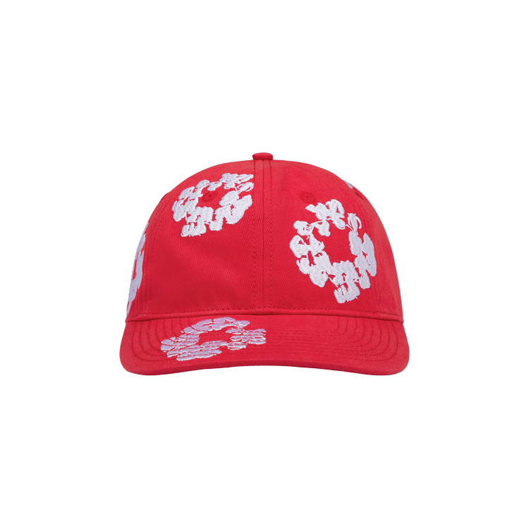Buy Denim Tears The Cotton Wreath Cap 'Red' - SS25ANE11782046 | GOAT