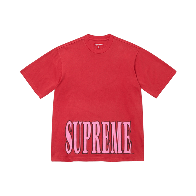 Buy Supreme Cracked Stretch Short-Sleeve Top 'Red' - FW25KN88 RED