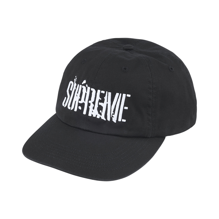 帽子 Supreme Script Logo 6-Panel Black Plaid Supreme Script Logo 6-Panel (SS24) - $48