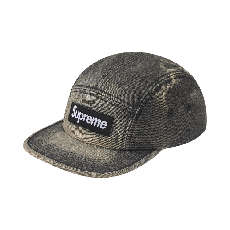 Buy Supreme Denim Camp Cap 'Washed Black' - FW25H90 WASHED BLACK