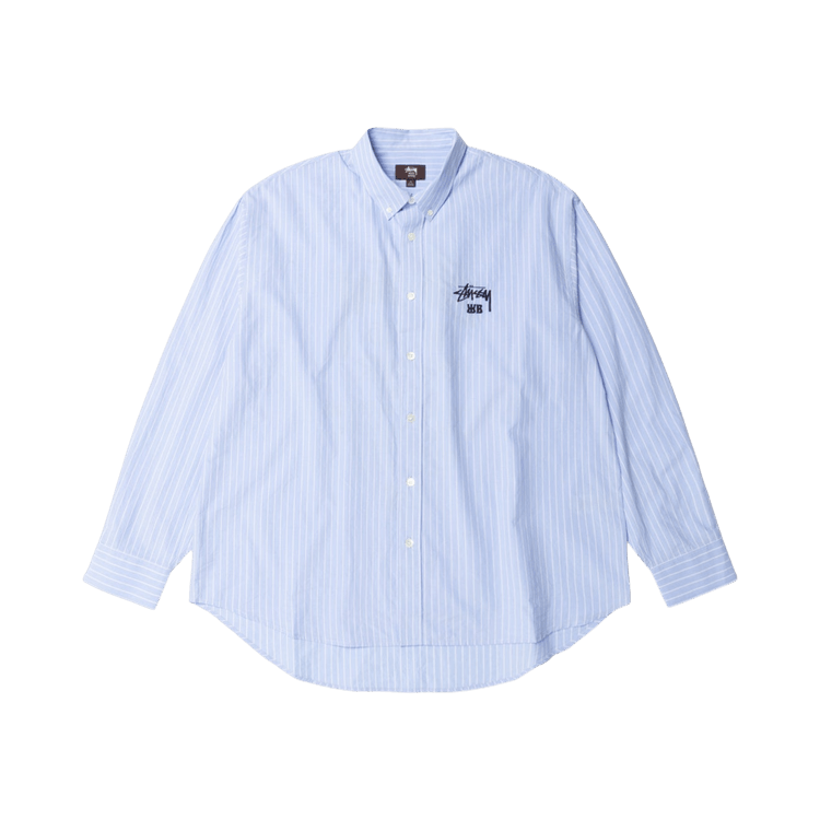 トップス Stussy Wales Bonner Poplin Shirt Stripe Stussy x Wales Bonner】Poplin Shirt Stripe (STUSSY/シャツ