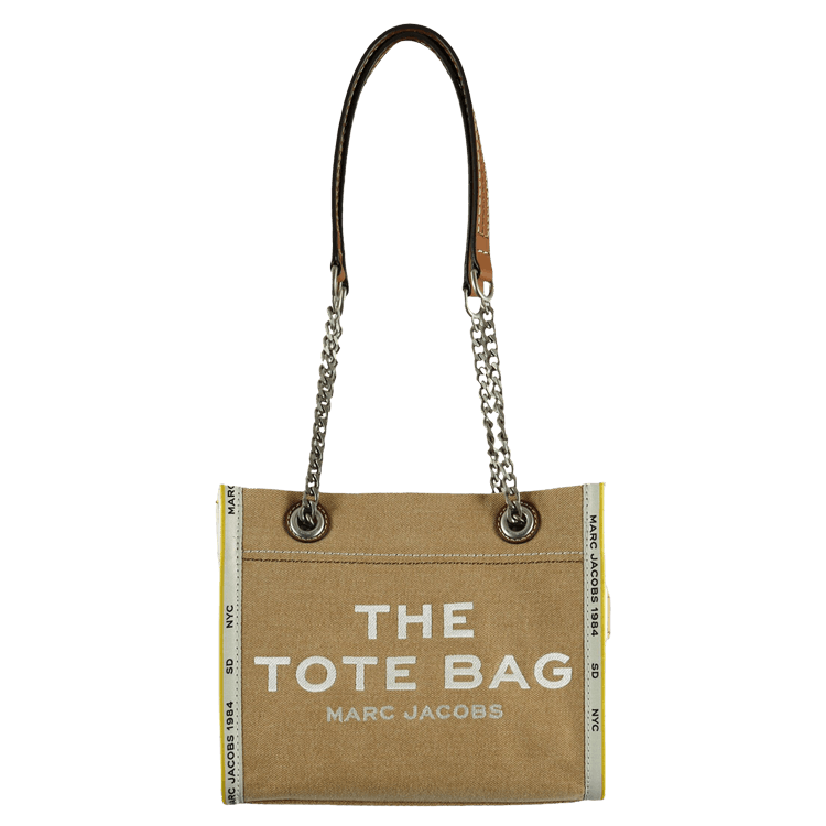 Buy Marc Jacobs The Small Denim Chain Tote Bag 'Beige