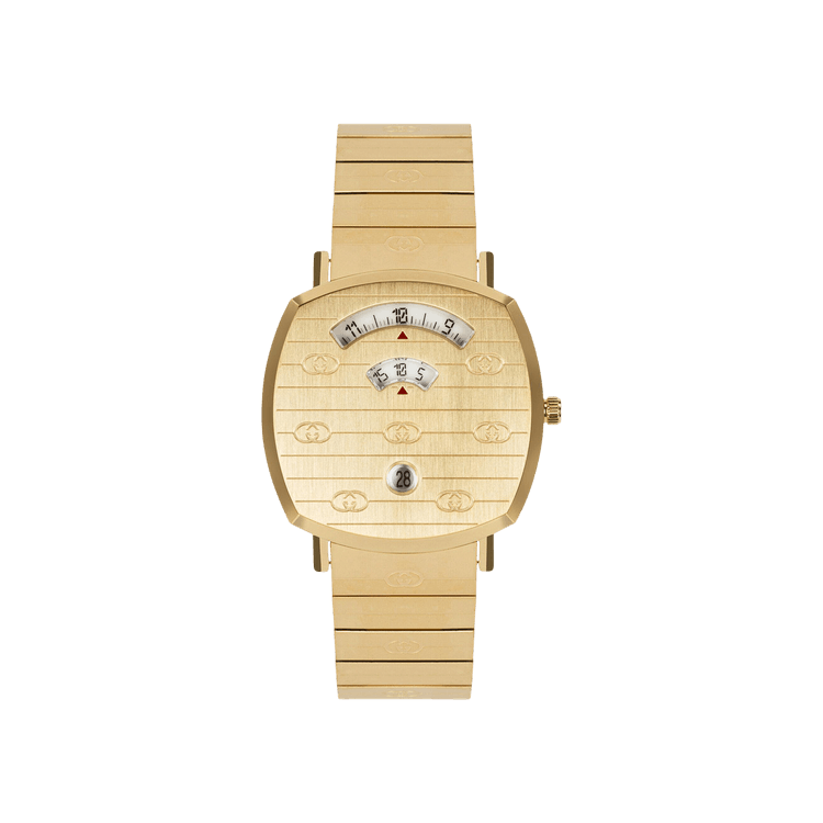 Золотые часы-браслет Gucci Grip