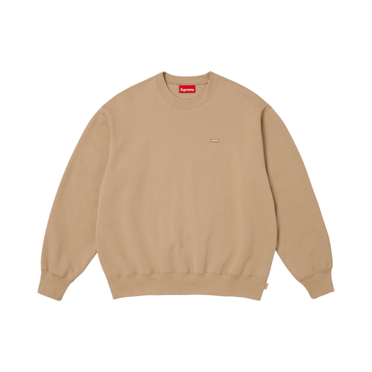 Supreme Small Box Crewneck – Tan Buy Supreme Small Box Crewneck 'Tan' - FW25SW7 TAN | GOAT