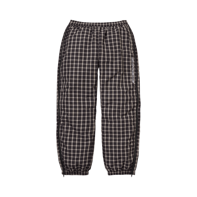 Buy Supreme Plaid Warm Up Pant 'Black' - FW25P8 BLACK | GOAT
