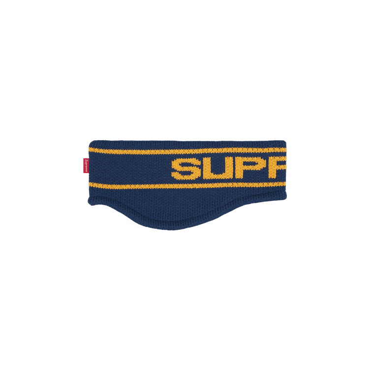Buy Supreme Contrast Logo Headband 'Navy' - FW25BN50 NAVY | GOAT