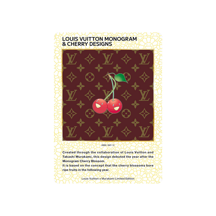 PSA9 Louis Vuitton x 村上隆 CHERRY #027 Buy Louis Vuitton x Takashi Murakami Louis Vuitton Monogram