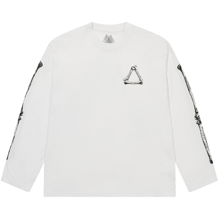 トップス Palace TRIBONE LONGSLEEVE WHITE size M Buy Palace Tri-Bone Long-Sleeve 'White' - P29LS032 | GOAT UK