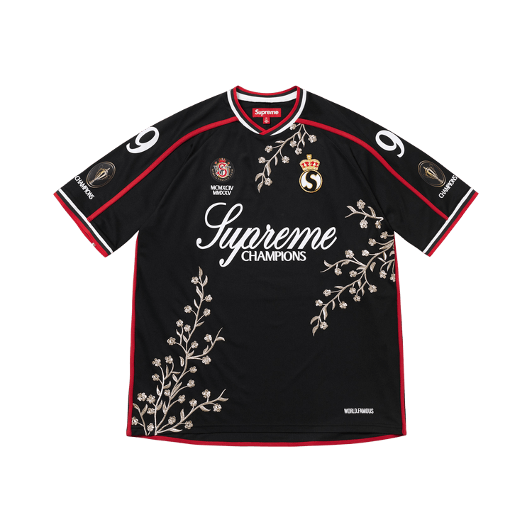 ウェア Supreme Floral Soccer Jersey white M Buy Supreme Floral Soccer Jersey 'White' - FW25KN52 WHITE | GOAT
