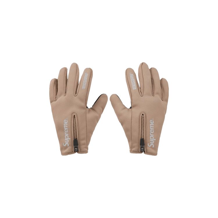 Buy Supreme WINDSTOPPER Zip Gloves 'Taupe' - FW24A9 TAUPE | GOAT