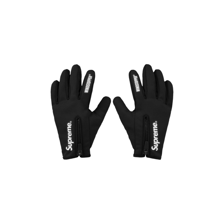 Buy Supreme WINDSTOPPER Zip Gloves 'Black' - FW24A9 BLACK | GOAT