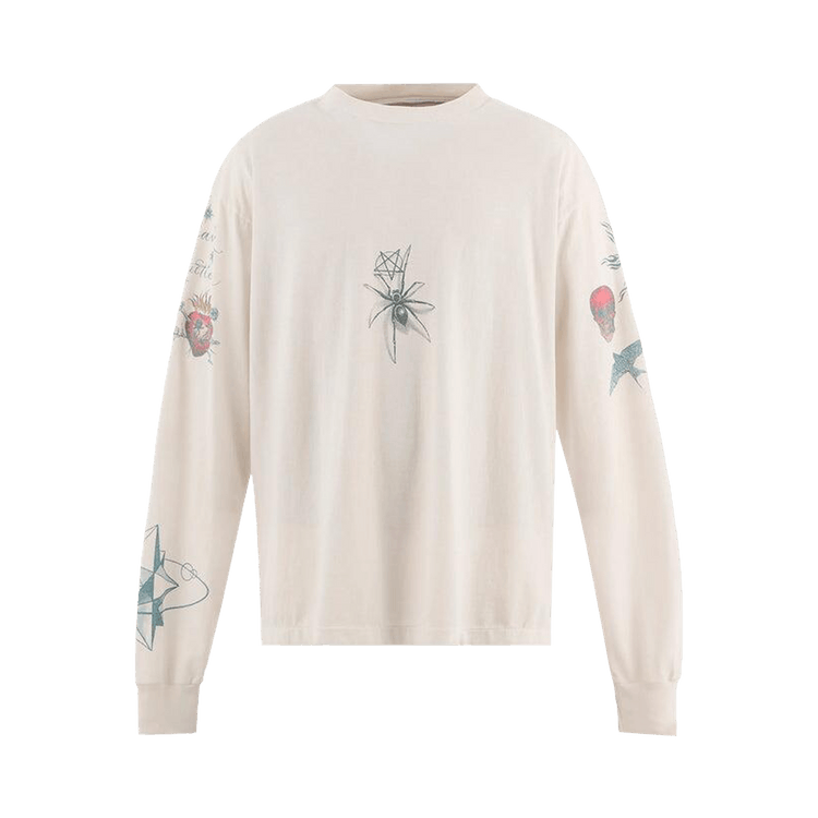 Buy SAINT Mxxxxxx x Dr. Woo Tattoo Long-Sleeve Tee 'White' - SM