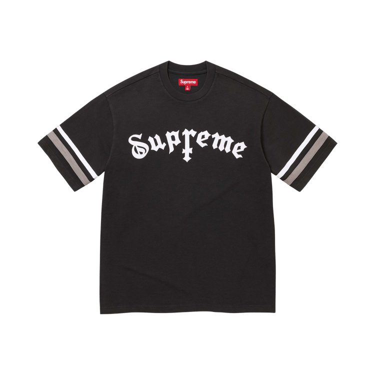 Buy Supreme Cross Short-Sleeve Top 'Black' - FW25KN95 BLACK | GOAT