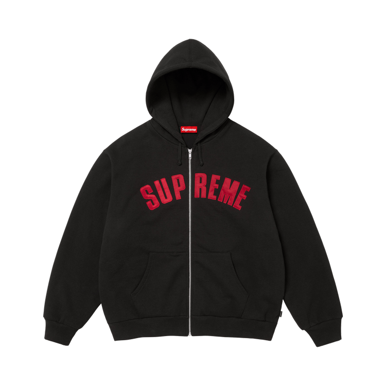 Толстовка с капюшоном на молнии с утеплителем Supreme Arc на подкладке 