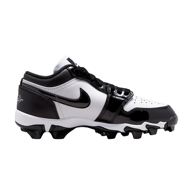 Buy Air Jordan 1 Low GS Cleats 'White Black' - HF6885 101 | GOAT