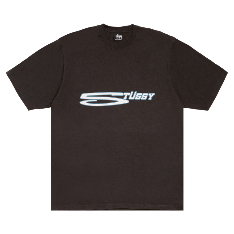 Buy Stussy Stretch Tee Pigment Dyed 'Faded Black' - 1905145 FADE