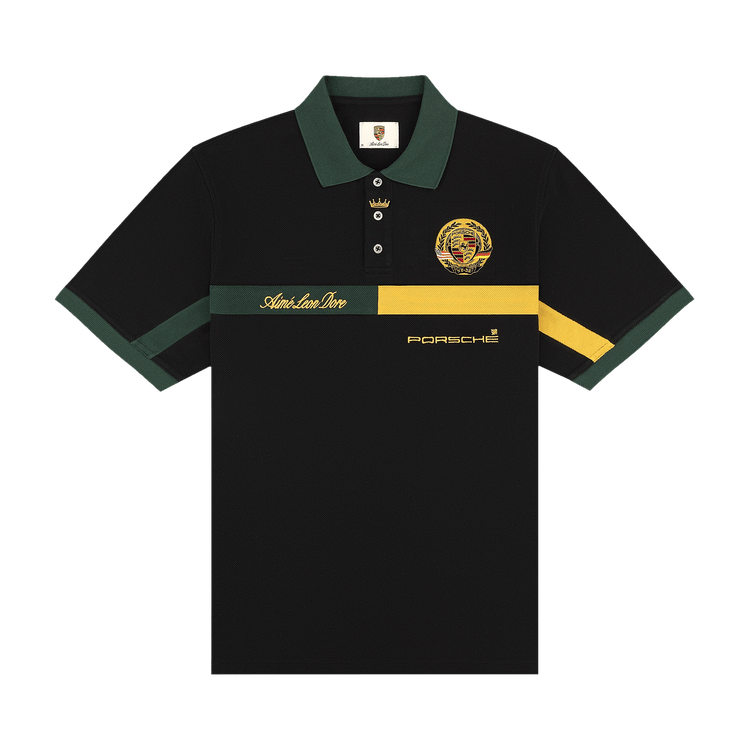 Buy Aimé Leon Dore x Porsche Racing Polo 'Jet Black' - FW25CT043