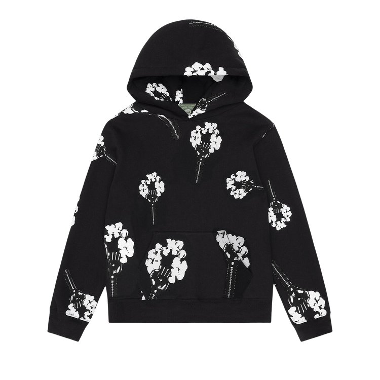 Джинсовая толстовка Tears x Hardies Tears Fist Wreath с капюшоном 