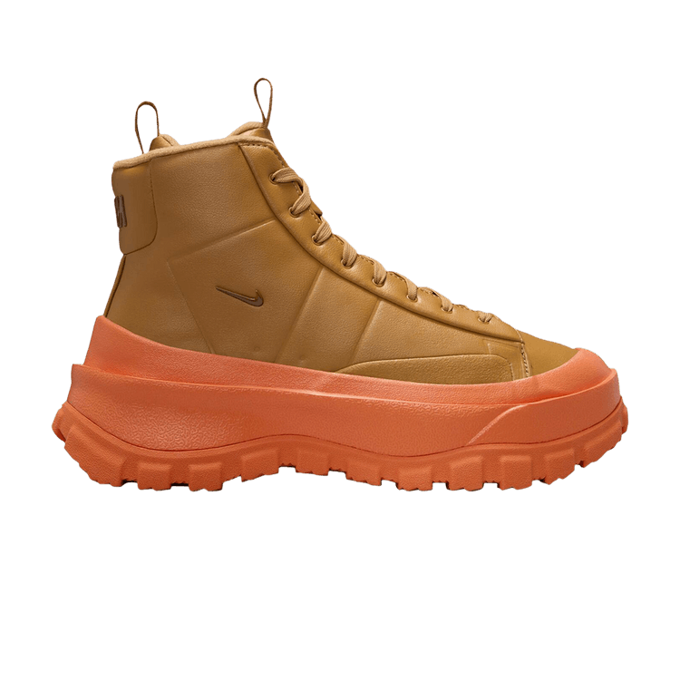 Nike Blazer Roam Mid Flax Safety Orange Racer Blue Light British Tan (Women's)