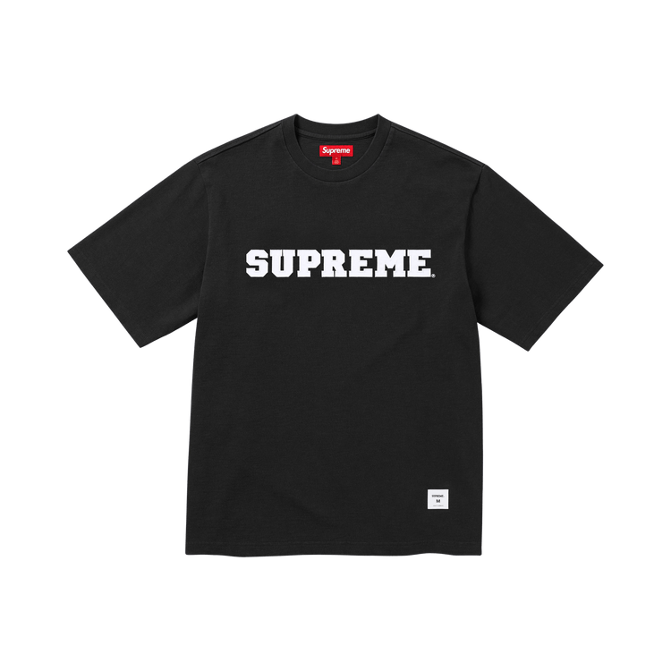 Buy Supreme Collegiate Appliqué Short-Sleeve Top 'Black