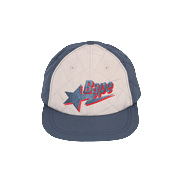 Buy BAPE Sta Logo Quilting Cap 'Navy' - 1L80 180 006 NAVY | GOAT MX