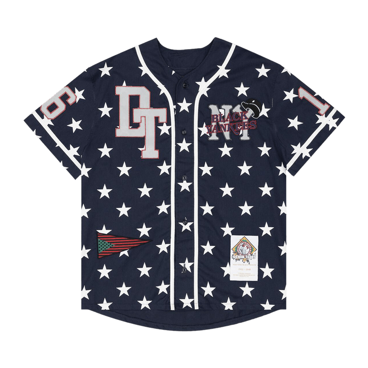 Buy Denim Tears Jenkins Baseball Jersey 'Navy' - FW25TKJ002267 | GOAT