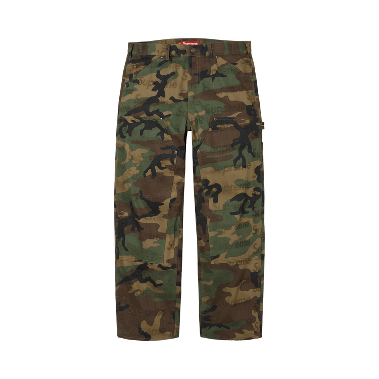 Buy Supreme Jacquard Logos Double Knee Denim Painter Jean