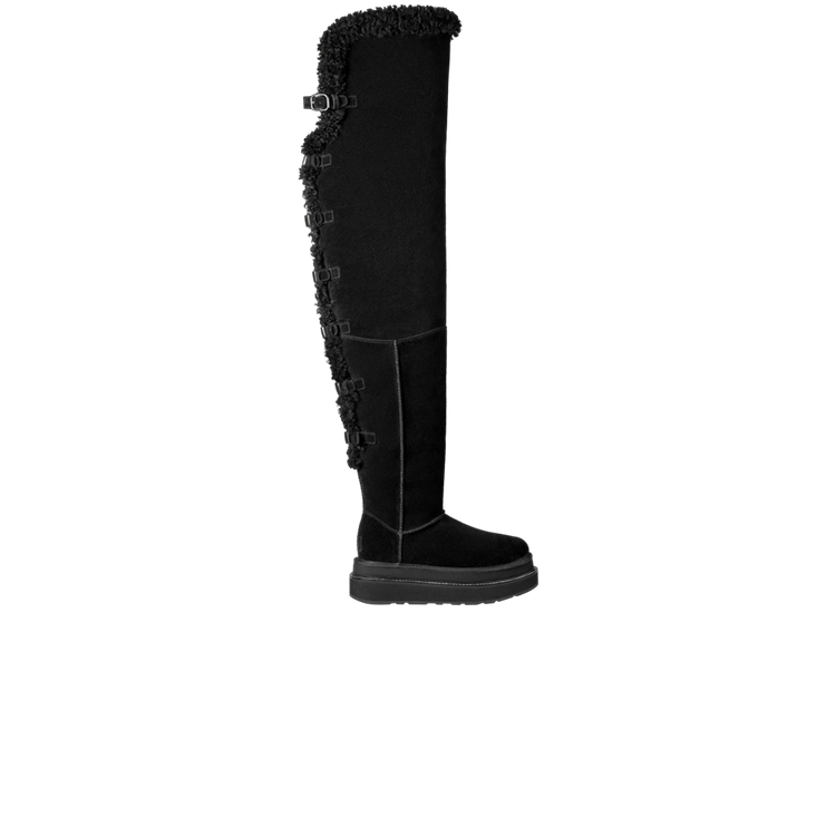 Buy Sacai x UGG Wmns Thigh High Boot 'Black' - 1175215 BLK | GOAT