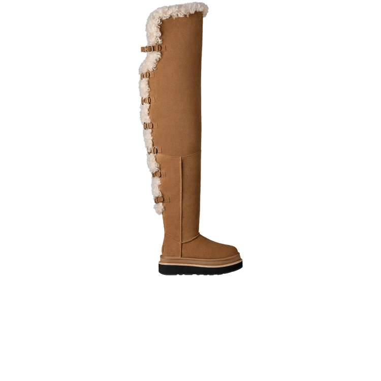 Высокие сапоги Sacai x UGG Wmns до бедра 