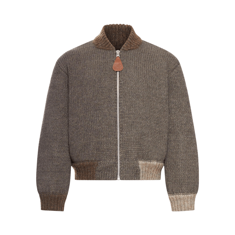 Buy Magliano Knitted Bomberone Jacket 'Brown' - MGFW25JA01884 3339