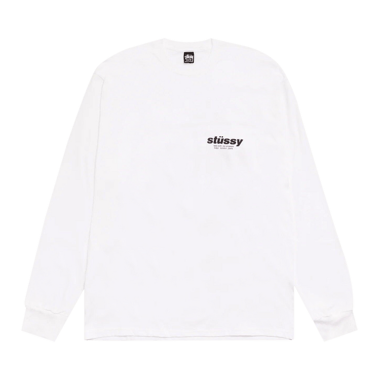 Buy Stussy Rollers Long-Sleeve Tee 'White' - 1995160 WHIT | GOAT