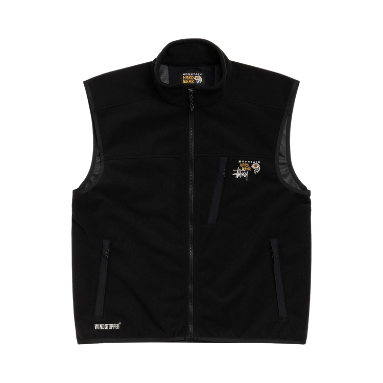 Buy Stussy x Mountain Hardwear Windstopper Vest 'Black' - OM1806