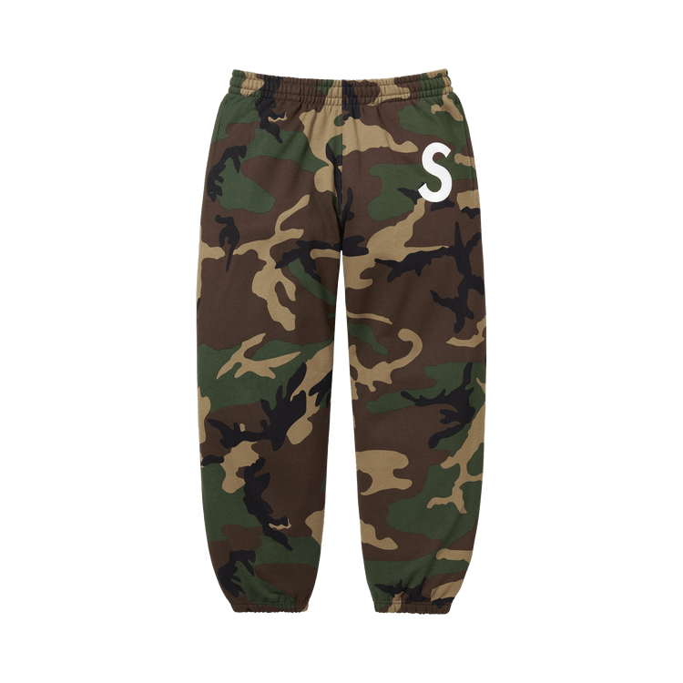 Buy Supreme S Logo Sweatpant 'Woodland Camo' - FW25P53 WOODLAND