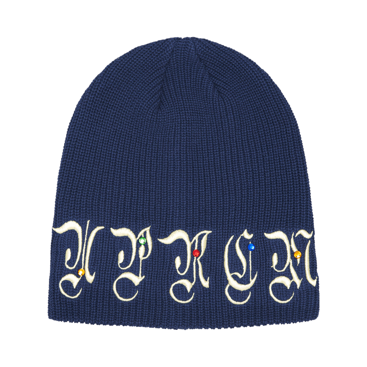 Buy Supreme Aoi Gems Beanie 'Dark Royal' - FW25BN64 DARK ROYAL | GOAT