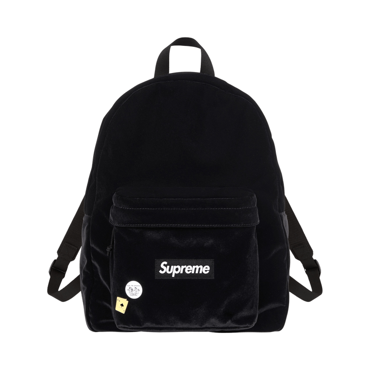 Supreme ブラック ベルベット バックパック Buy Supreme Velvet Backpack 'Black' - FW25B8 BLACK | GOAT