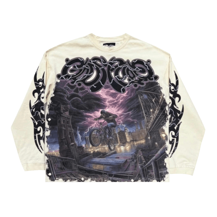 Buy Godspeed B.M.X Long-Sleeve T-Shirt 'Bone' - 11652