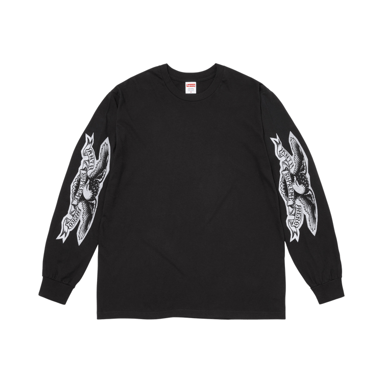 Футболка Supreme x Antihero Eagle с длинным рукавом 