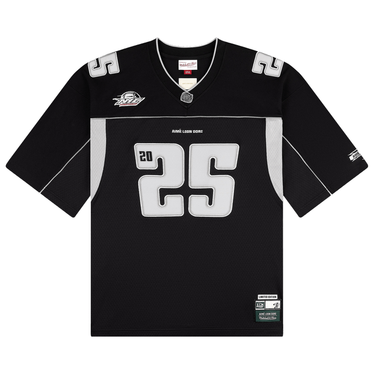 Buy Aimé Leon Dore Ald x Mitchell & Ness Football Jersey 'Black