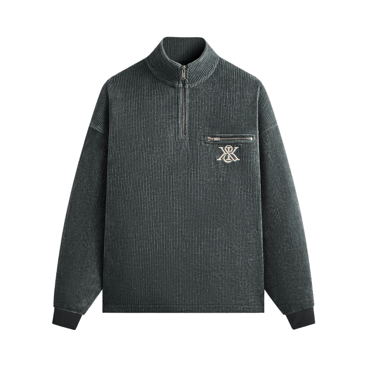 Q様 Buy Kith Queensbridge Quarter Zip 'Machine' - KHM034129 178 | GOAT