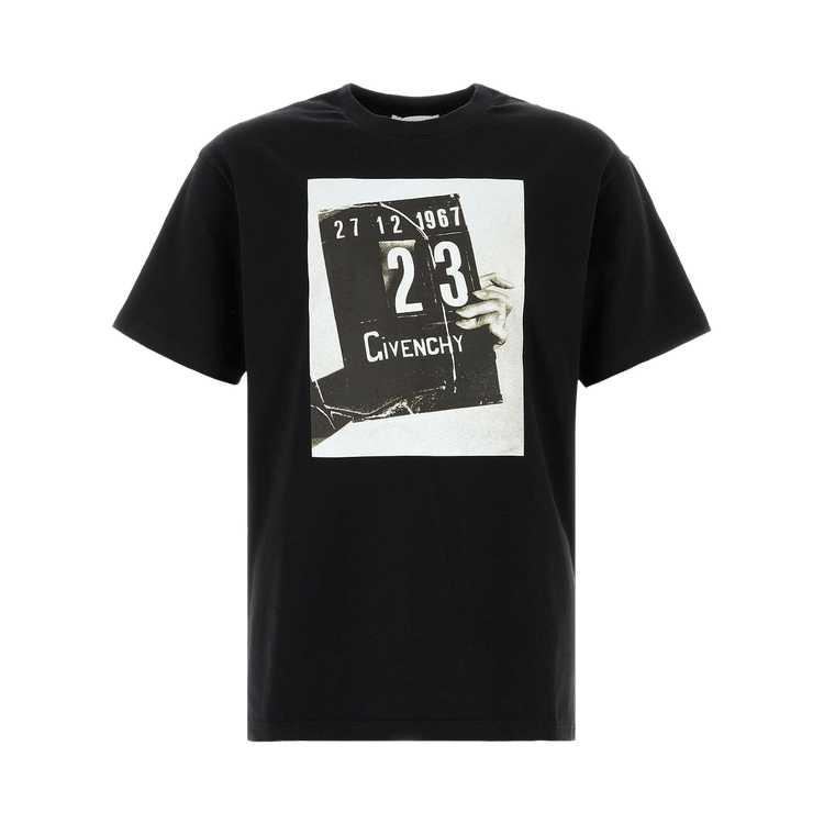 Buy Givenchy Regular Fit T-Shirt 'Black' - BM71NK3YSL 001 | GOAT
