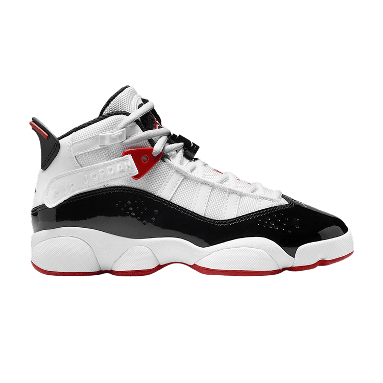 Jordan 6 Rings White Varsity Red Black (GS)