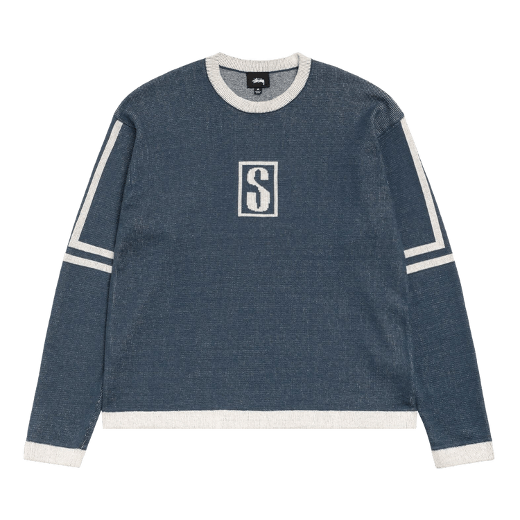 Buy Stussy Alpine Sweater 'Blue' - 117279 BLUE | GOAT