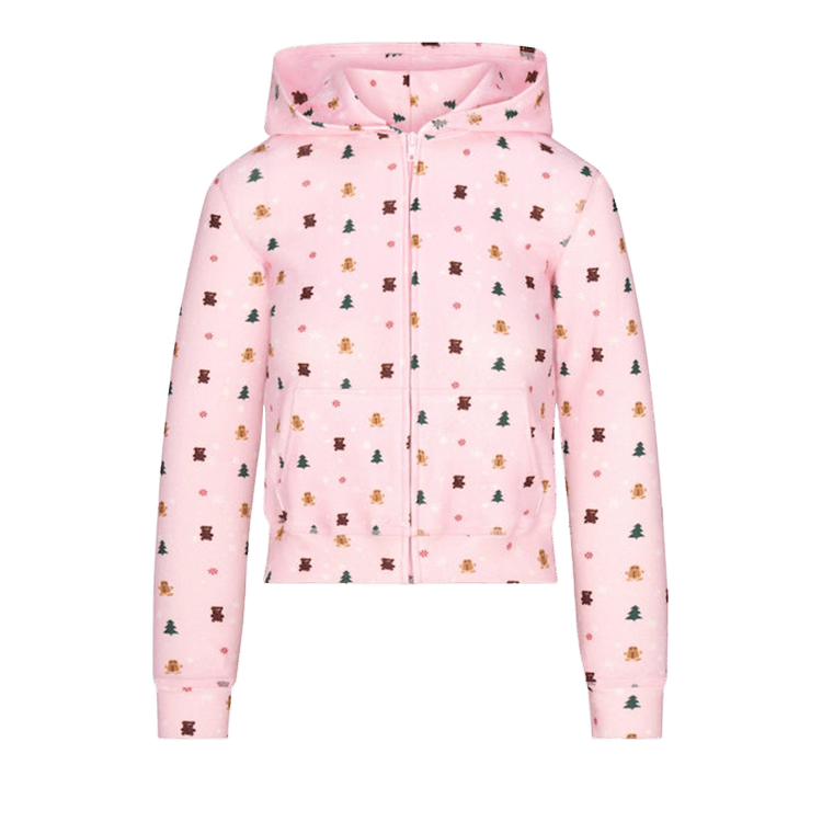 Buy SKIMS x Cactus Plant Flea Market Plush Pointelle Zip Up Hoodie