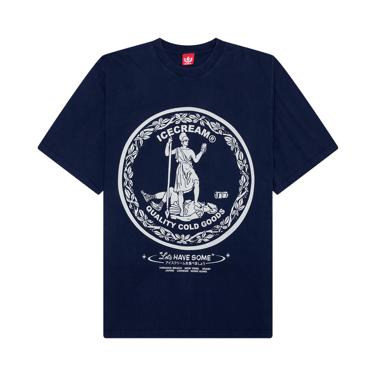 Buy Icecream Seal Oversize Short-Sleeve Knit 'Black Iris' - 451